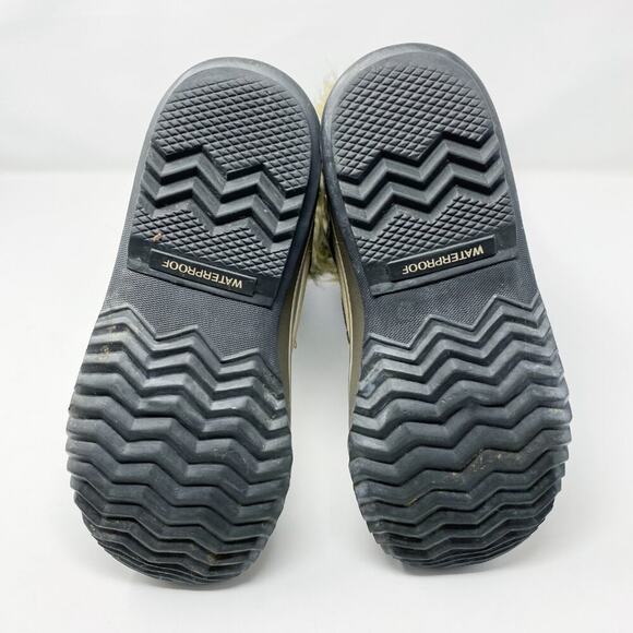 Sorel Brown Joan of Arctic Lace Up Snow Boots Waterproof Women's 9 Faux Fur Trim - Picture 7 of 9